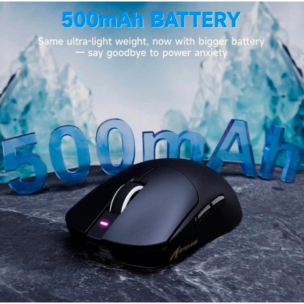 Бездротова миша ATTACK SHARK X8 Plus 40000 DPI ергономічна для ігор та роботи