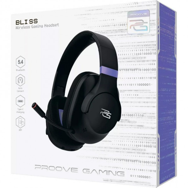 Бездротові ігрові навушники Proove Gaming Bliss з додатком та об'ємним звуком