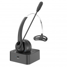 Бездротова Bluetooth-гарнітура Opptel BH31S з мікрофоном ENC та зарядною док-станцією