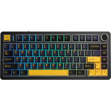Бездротова клавіатура Aula F75 Greywood V3 механічна Hot-Swap з Gasket та RGB підсвіткою