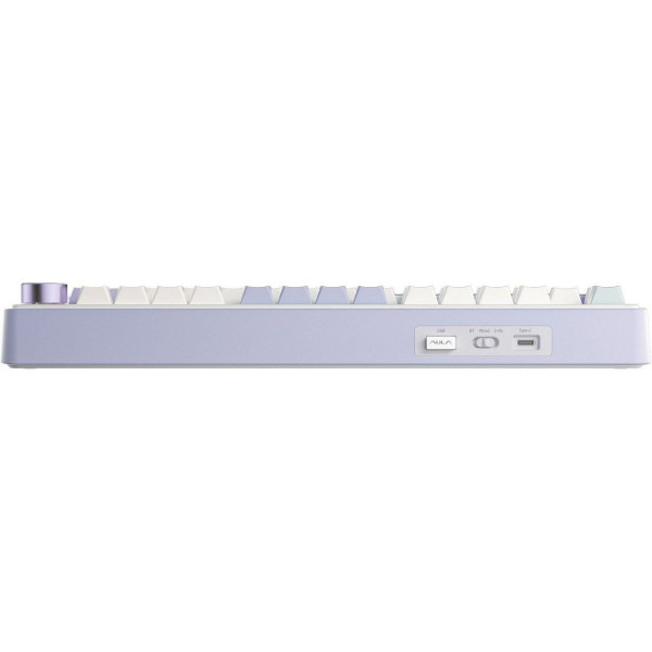 Бездротова клавіатура Aula F75 Greywood V3 механічна Hot-Swap з Gasket та RGB підсвіткою