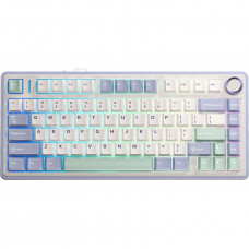 Бездротова клавіатура Aula F75 Greywood V3 механічна Hot-Swap з Gasket та RGB підсвіткою