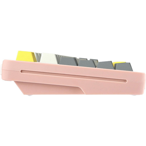 Механічна клавіатура EPOMAKER Shadow-S Wisteria Linear бездротова RGB зі смарт-дисплеєм та Hot-Swap
