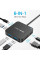 USB hub Acasis HB0706 6-в-1 з HDMI 4K та PD 100W для швидкої зарядки