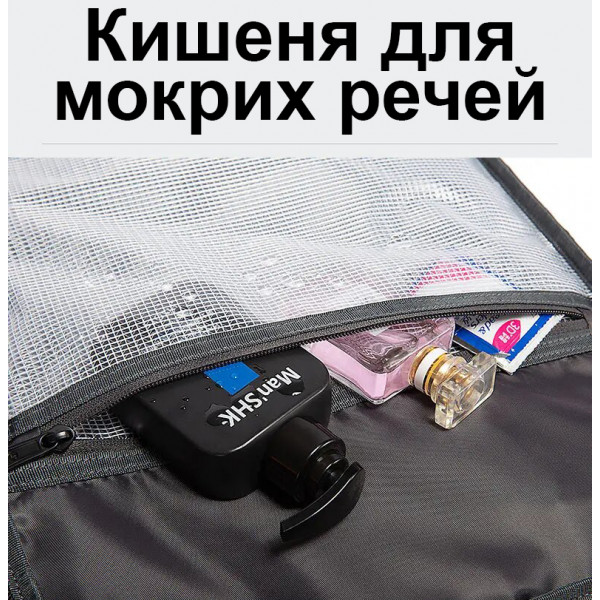 Дорожній рюкзак Bange BG1909D для ноутбука 17.3" вологостійкий з розширенням та USB-портом