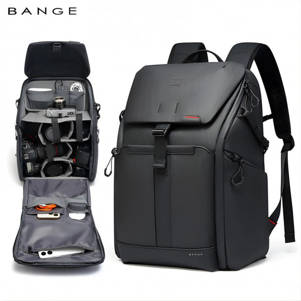 Профессиональный фоторюкзак Bange BG-XJ327 для фототехники и ноутбука 15.6" с модульными отделениями