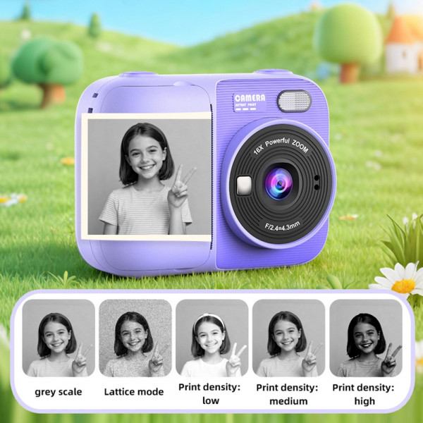 Дитячий фотоапарат Instant Print Camera P97 з миттєвим термодруком та Full HD відео