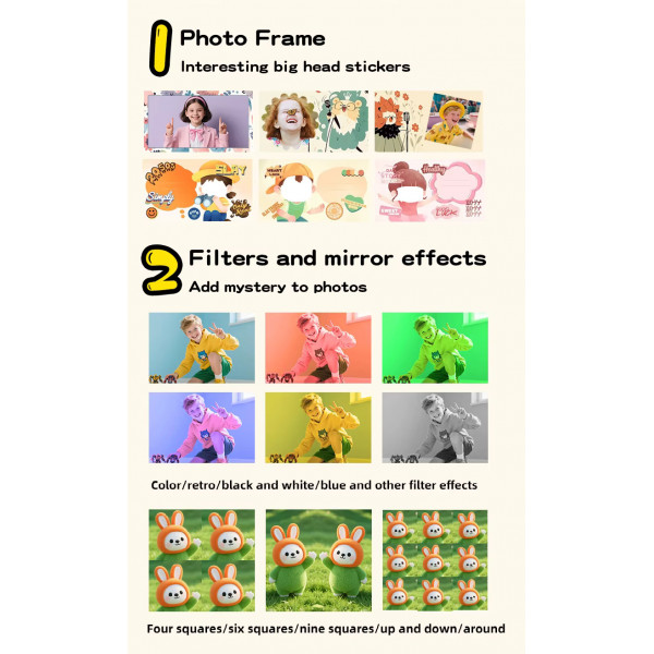 Дитячий фотоапарат Instant Print Camera P97 з миттєвим термодруком та Full HD відео