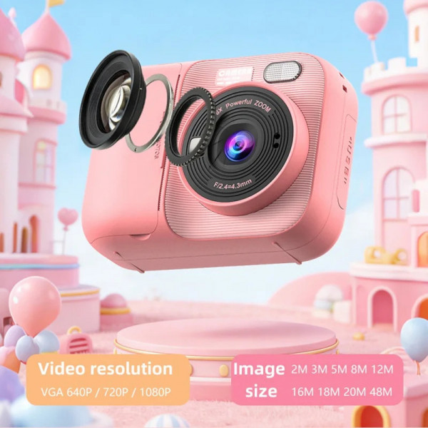 Дитячий фотоапарат Instant Print Camera P97 з миттєвим термодруком та Full HD відео