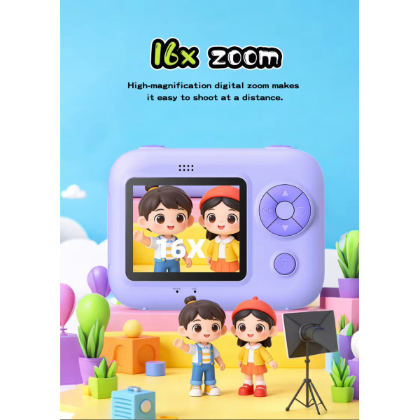 Дитячий фотоапарат Instant Print Camera P97 з миттєвим термодруком та Full HD відео