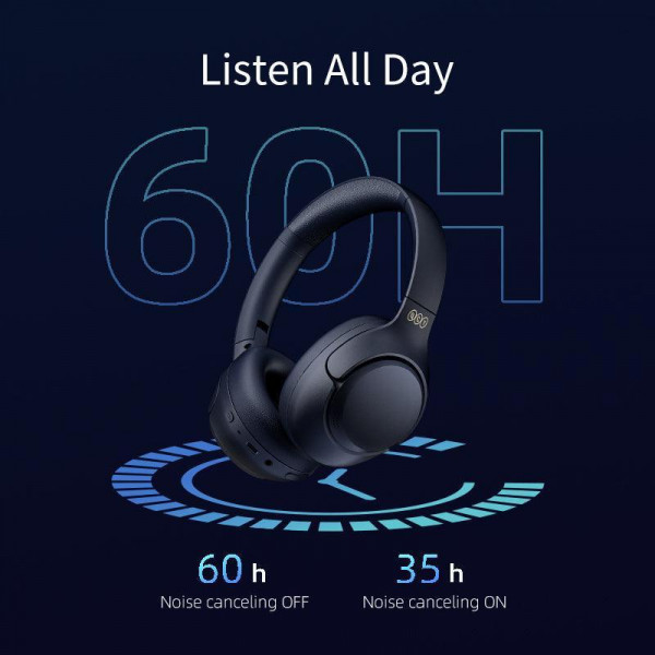 Бездротові навушники QCY H3 з гібридним шумозаглушенням та Hi-Res Audio