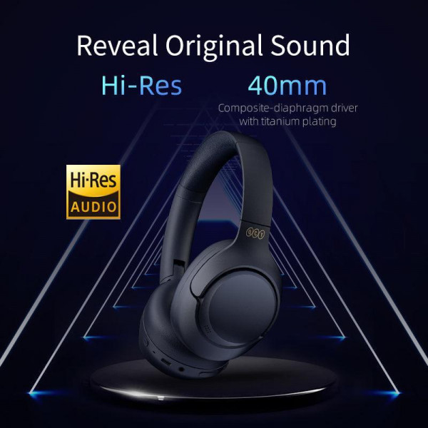 Бездротові навушники QCY H3 з гібридним шумозаглушенням та Hi-Res Audio