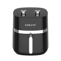Аэрофритюрница SOKANY SK-10024 электрическая с терморегулятором, объёмом 6.5 л и мощностью 1500 Вт