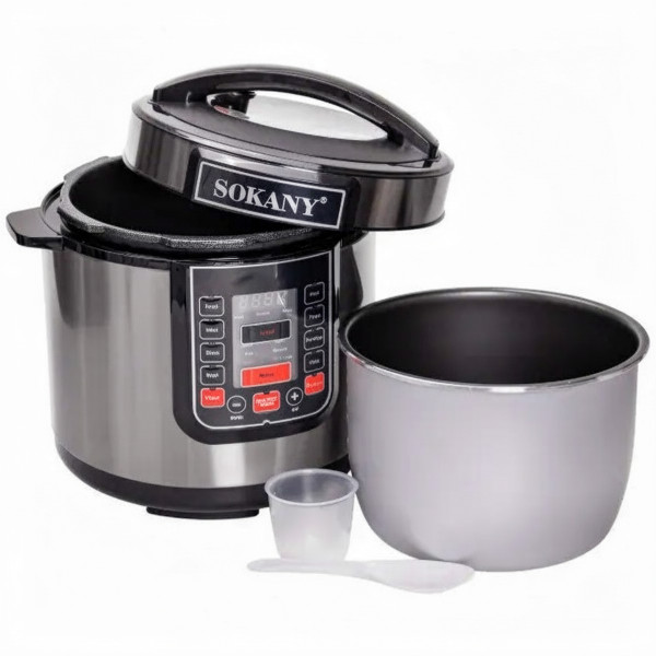 Мультиварка SOKANY SK-07053 на 7 л із дисплеєм та антипригарним покриттям