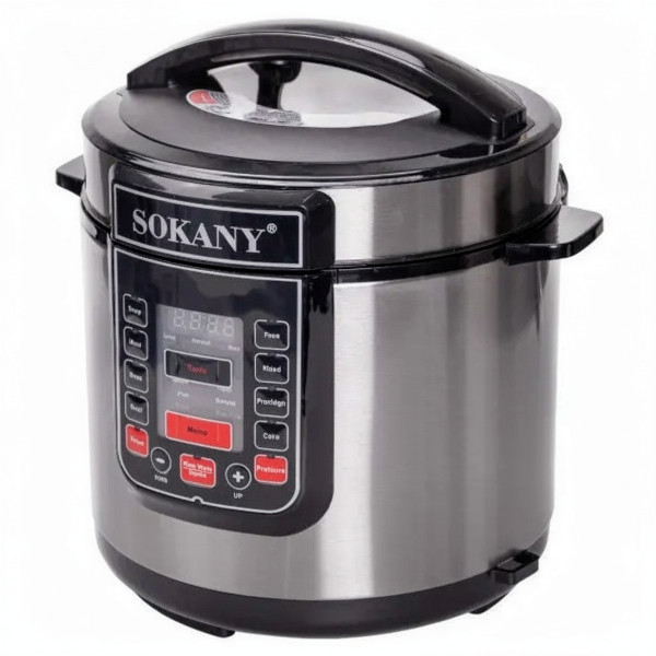 Мультиварка SOKANY SK-07053 на 7 л із дисплеєм та антипригарним покриттям