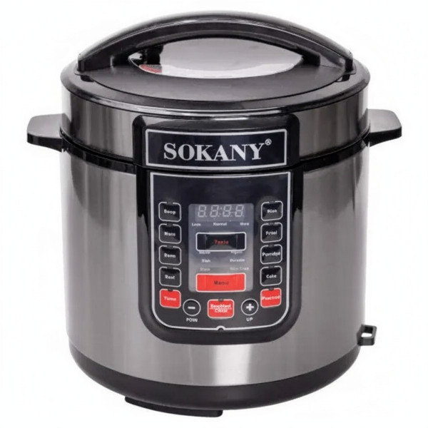 Мультиварка SOKANY SK-07053 на 7 л із дисплеєм та антипригарним покриттям