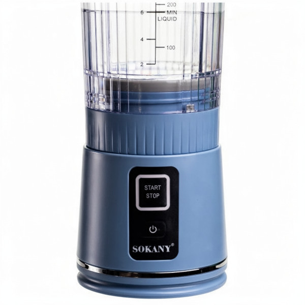 Портативный блендер-шейкер SOKANY SK-01023 2-в-1 на 500 мл с USB-зарядкой