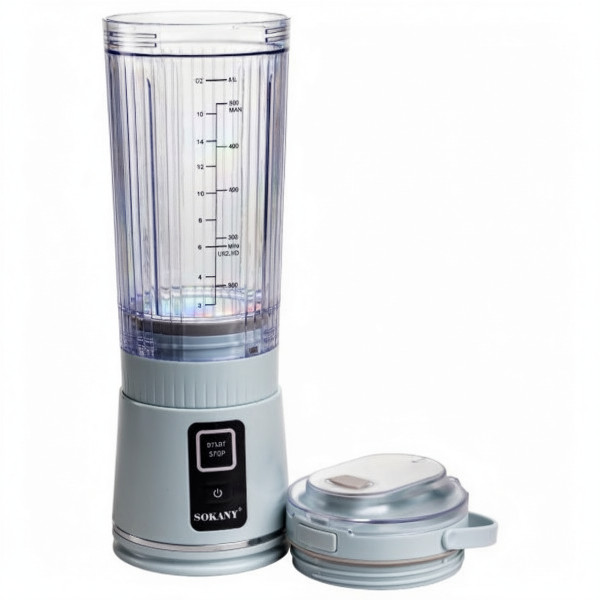 Портативный блендер-шейкер SOKANY SK-01023 на 500 мл с USB-зарядкой