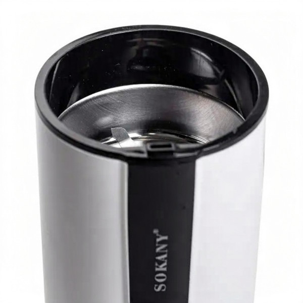 Кофемолка электрическая SOKANY SK-3026 на 75 г с сенсорным управлением и мощностью 200 Вт.