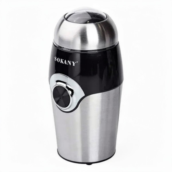 Кофемолка электрическая SOKANY SK-3024 на 50 г с функцией плавного пуска и мощностью 150 Вт.