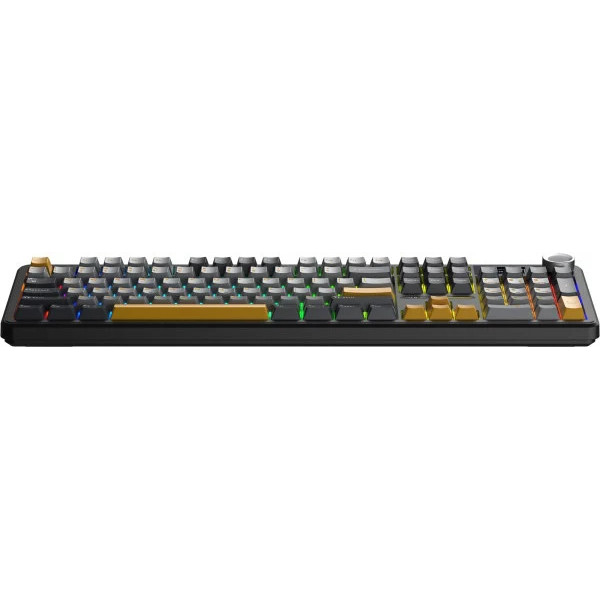 Механічна ігрова клавіатура AULA F108 Pro з TFT-дисплеєм та RGB-підсвіткою