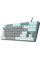 Механічна клавіатура AULA F3287 White-Gray KRGD Blue з підсвіткою для геймінгу та роботи