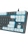 Механічна клавіатура AULA F3287 White-Gray KRGD Blue з підсвіткою для геймінгу та роботи