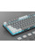 Механічна клавіатура AULA F3287 White-Gray KRGD Blue з підсвіткою для геймінгу та роботи