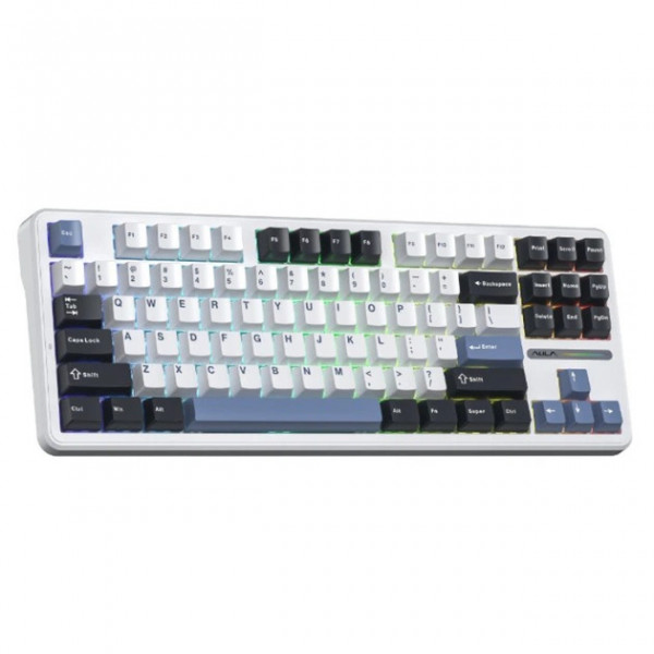 Бездротова механічна клавіатура Aula F87 Gasket Greywood V3 з RGB-підсвічуванням та підтримкою Hot-Swap