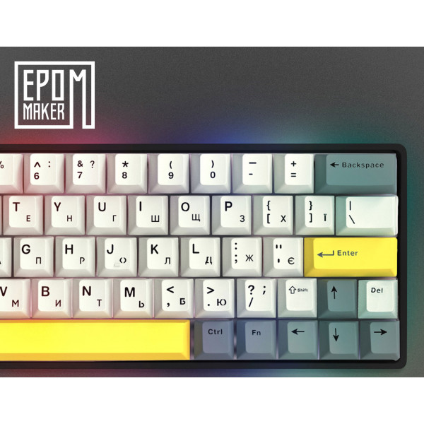 Механічна бездротова клавіатура EPOMAKER EP64 Mulan компактна з Hot-Swap та RGB