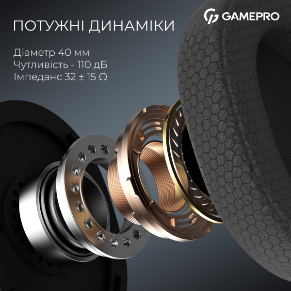 Ігрові навушники GamePro Asgard Bragi з об’ємним звуком 7.1 та трирежимним підключенням