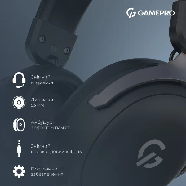Ігрові навушники GamePro Asgard Freya з об’ємним звуком 7.1 та м’якими амбушурами