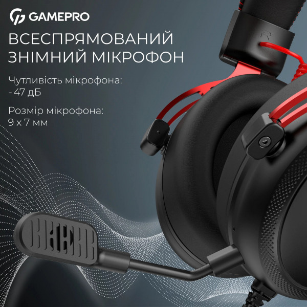 Ігрові навушники GamePro Asgard Skald Origin з мікрофоном і великими динаміками