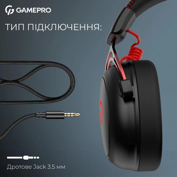 Ігрові навушники GamePro Asgard Skald Origin з мікрофоном і великими динаміками