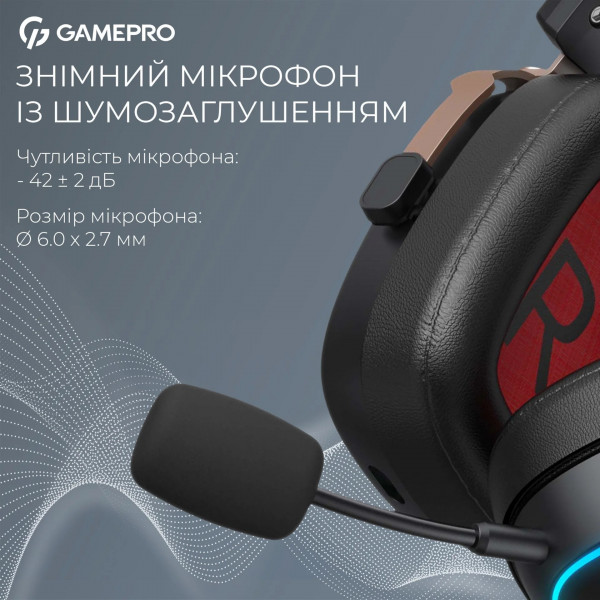 Ігрові навушники GamePro Asgard Valkyria 7.1 звук з Bluetooth і низькою затримкою