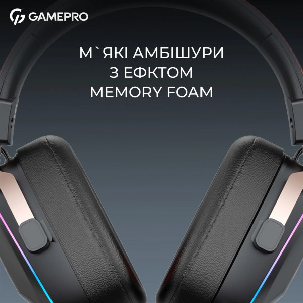 Ігрові навушники GamePro Asgard Valkyria 7.1 звук з Bluetooth і низькою затримкою