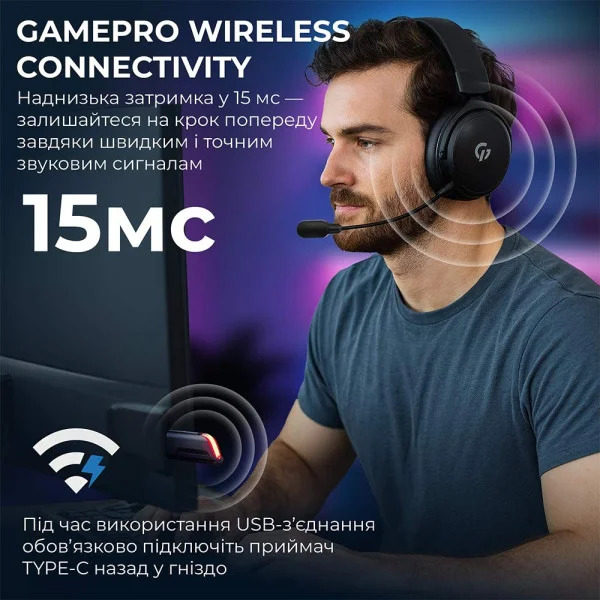 Игровые наушники GamePro Asgard Skadi с объемным звуком 7.1 и мощной автономностью