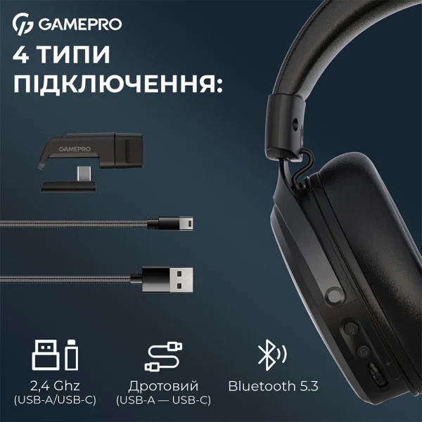 Игровые наушники GamePro Asgard Skadi с объемным звуком 7.1 и мощной автономностью