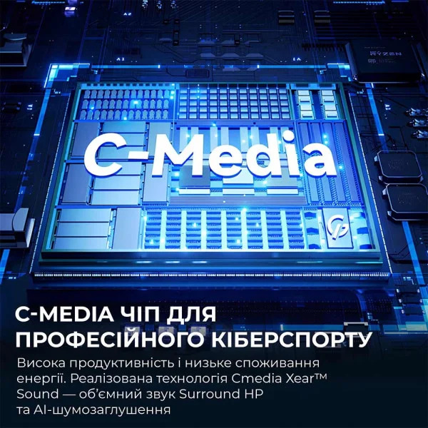 Ігрові навушники GamePro Asgard Skadi з об'ємним звуком 7.1 та потужною автономністю