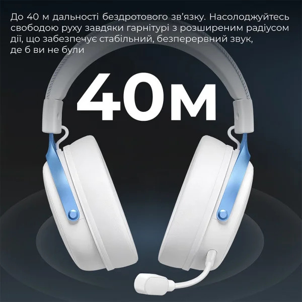 Ігрові навушники GamePro Asgard Skadi з об'ємним звуком 7.1 та потужною автономністю