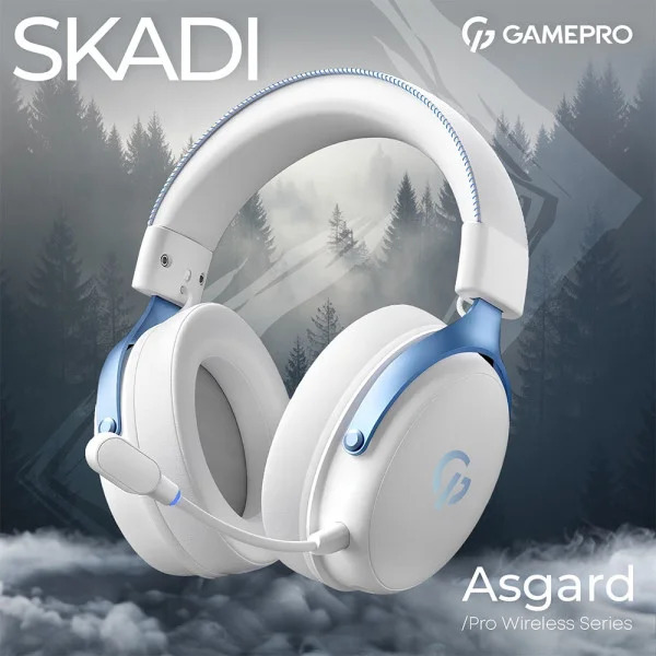 Ігрові навушники GamePro Asgard Skadi з об'ємним звуком 7.1 та потужною автономністю