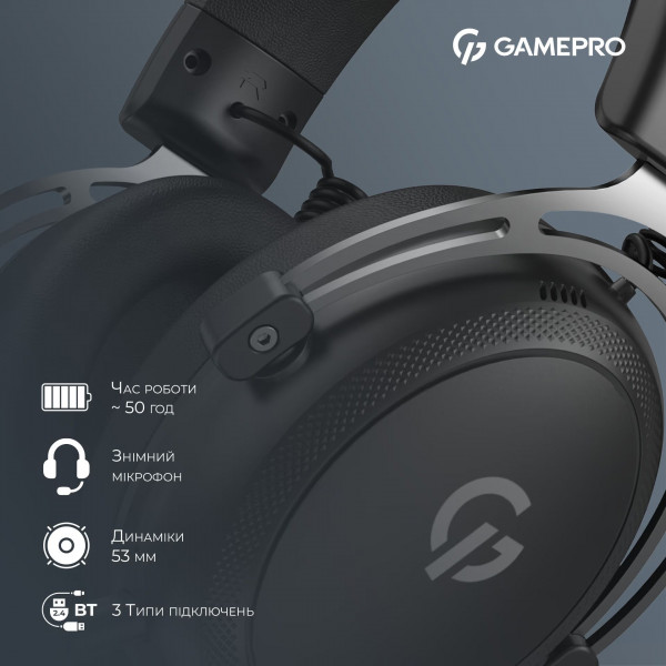 Ігрові навушники GamePro Asgard Skald 4-Mode з функцією Multipoint та 4 режимами підключення