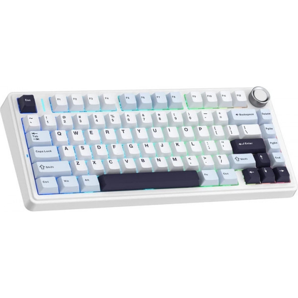 Бездротова механічна клавіатура AULA F75 Gasket Reaper з Hot-Swap та RGB-підсвічуванням