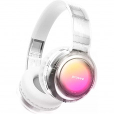 Бездротові навушники Proove Crystal Galaxy Transparent з RGB-підсвічуванням та тривалою автономністю 