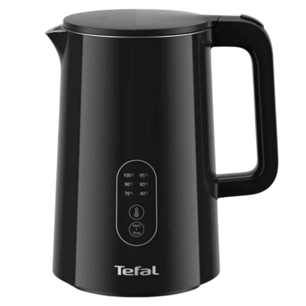 Електричний чайник TEFAL KO6518E0 1.5 л сталевий із 6 рівнями температури та сенсорним керуванням