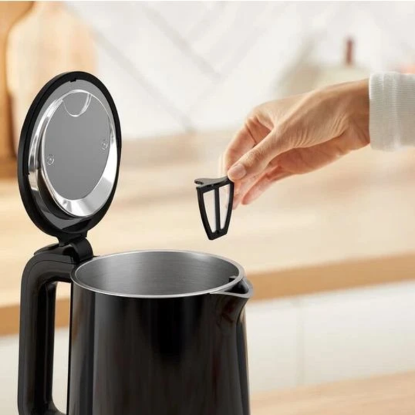 Електричний чайник TEFAL KO6518E0 1.5 л сталевий із 6 рівнями температури та сенсорним керуванням