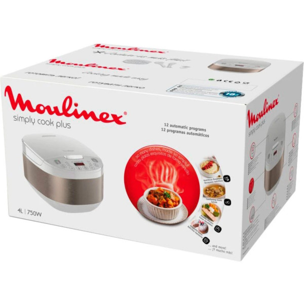 Мультиварка Moulinex Simply Cook Plus MK622132 з 12 програмами та антипригарною чашею