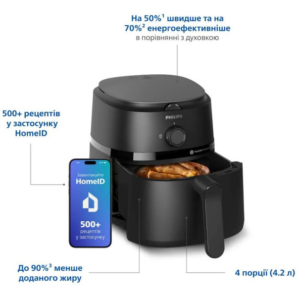 Мультипіч Philips NA120/00 з технологією Rapid Air, 12 програмами та підтримкою HomeID