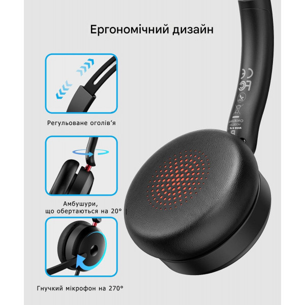Дротова гарнітура ONIKUMA X81 з потрійним підключенням та мікрофоном із шумопоглинанням