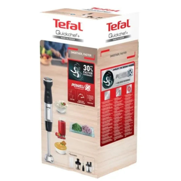 Блендер TEFAL HB67G830 з чашею 2л технологією Powelix і 5 насадками
